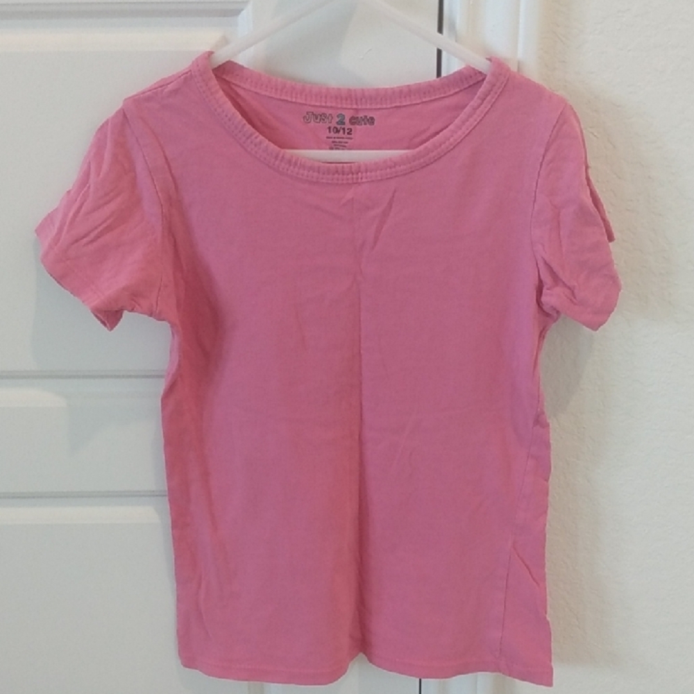 Girls' Pink Short Sleeve Tee